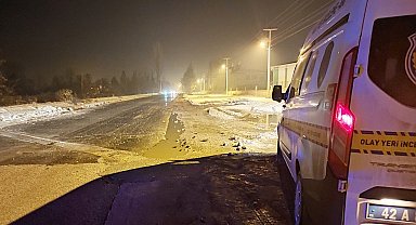 Aracın çarptığı yaya öldü, sürücü kaçtı