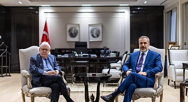 Bakan Fidan, BM İnsani İşlerden Sorumlu Eski Genel Sekreter Yardımcısı Griffiths'i kabul etti