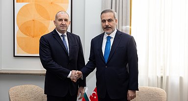 Bakan Fidan, Bulgaristan Cumhurbaşkanı Radev ile görüştü