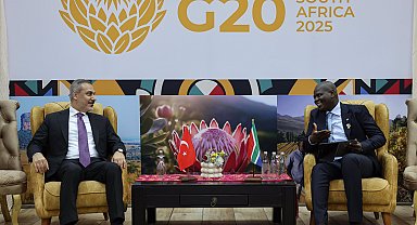 Bakan Fidan, Güney Afrika Dışişleri Bakanı Lamola ile bir araya geldi