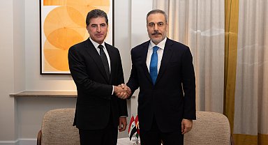 Bakan Fidan, IKBY Başkanı Barzani ile görüştü