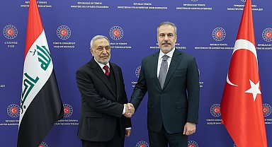 Bakan Fidan, Irak Temsilciler Meclisi Başkanı Meşhedani ile görüştü