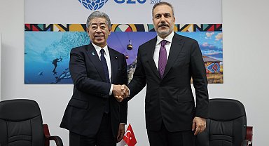 Bakan Fidan, Japonya Dışişleri Bakanı Iwaya ile görüştü