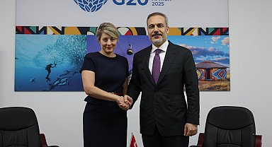 Bakan Fidan, Kanada Dışişleri Bakanı Joly ile bir araya geldi