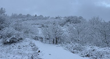 Bartın'da kar yağışı