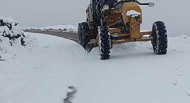 Batman'da 236 yerleşim yerinin yolu, kardan kapandı