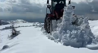 Batman'da 42 yerleşim yerinin yolu kardan kapandı
