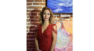 Berna Gencebay, mitolojik temalı tablolarıyla 'İstanbul'un Efsaneleri' sergisinde yer aldı