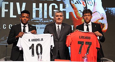 Beşiktaş'ta Keny Arroyo ve Elan Ricardo için imza töreni düzenlendi