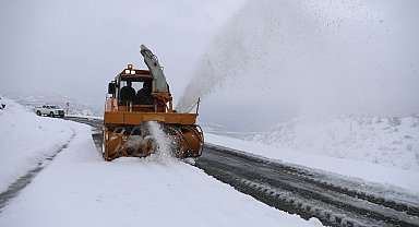 Bingöl'de 215 köy yolu, kardan ulaşıma kapandı