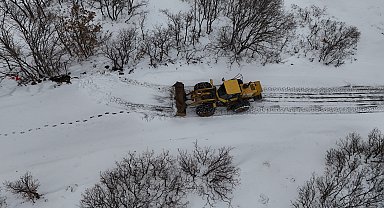 Bingöl'de,77 köy yolu kardan ulaşıma kapandı