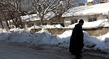 Bitlis'e şubatta 181 santimetre kar yağdı