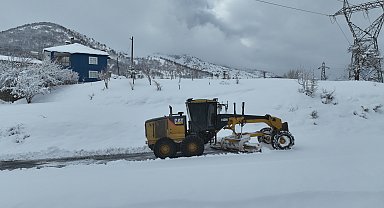 Bitlis'te kardan kapanan 219 köy yolundan 170'i ulaşıma açıldı