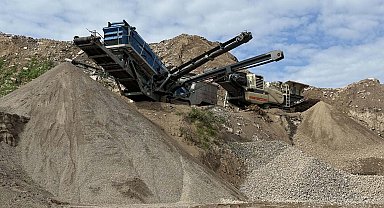 Bodrum'da mera alanına kaçak taş kırma ve eleme tesisine 5 milyon lira ceza