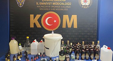 Çankırı'da 'sahte içki' operasyonu: 5 gözaltı