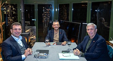 CHP Genel Başkanı Özel, Yavaş ve İmamoğlu ile görüştü