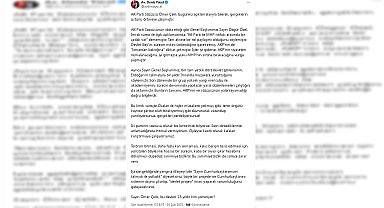 CHP'li Yücel: Özel, Devlet Bey'in, sürecin riskini üstlendiğine işaret etmiş, AKP'nin de 'kenardan baktığına' dikkat çekmiştir