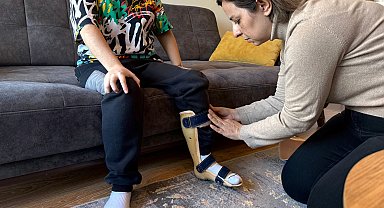 DMD hastası Çağan, iyileşip arkadaşlarıyla oynamak istiyor