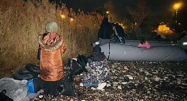 Edremit'te 23 kaçak göçmen ile 5 organizatör yakalandı