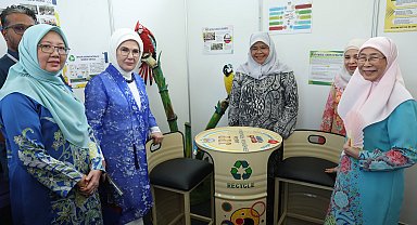 Emine Erdoğan, Kuala Lumpur Perdana Botanik Bahçesi'ni ziyaret etti