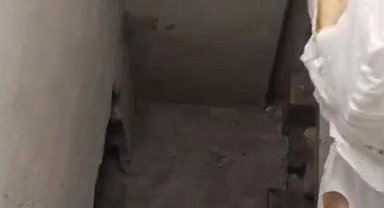 Firari hükümlü, evi ile iş yeri arasına tünel kazmış