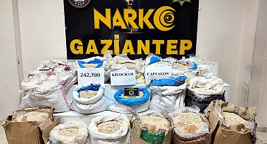 Gaziantep'te 1 milyon 427 bin 647 uyuşturucu hap ele geçirildi