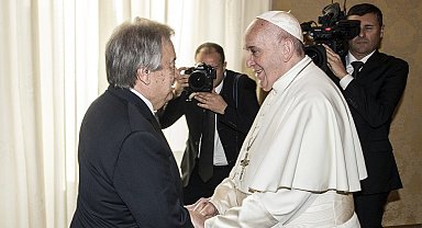 Guterres'den Papa Franciscus'a geçmiş olsun mesajı