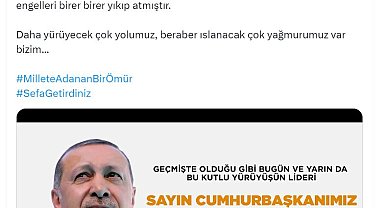 İletişim Başkanı Altun, Cumhurbaşkanı Erdoğan'ın doğum gününü kutladı