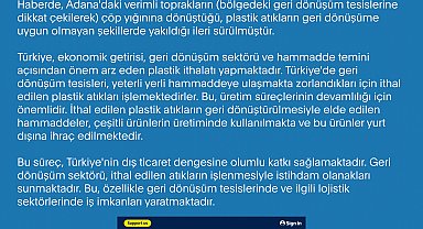 İletişim Başkanlığı: Geri dönüşümle 185 milyar lira ekonomiye geri kazandırıldı