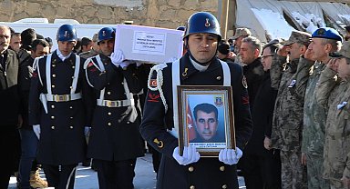 Irak'ın kuzeyinde görevi başında yaşamını yitiren güvenlik korucusu toprağa verildi