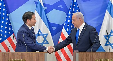 İsrail Başbakanı Netanyahu ve ABD Dışişleri Bakanı Rubio bir araya geldi