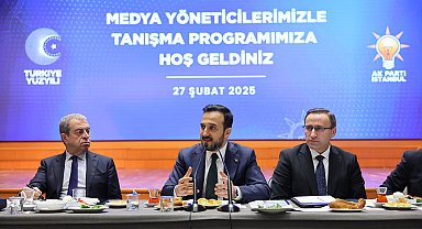 İstanbul - AK Parti İstanbul İl Başkanı Abdullah Özdemir medya temsilcileriyle buluştu