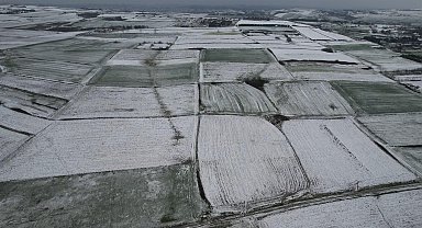İstanbul - Arnavutköy beyaza büründü Havadan görüntü ve fotoğraflar