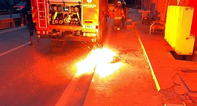 İstanbul- Avcılar'da kopan elektrik kablolarında patlama yaşandı