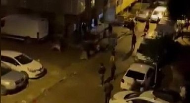 İstanbul- Bahçelievler'de iki aile arasında çıkan döner bıçaklı kavga kamerada