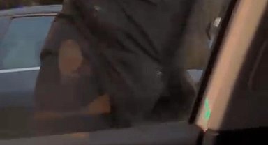 İstanbul - Başakşehir'de trafikte maganda dehşeti kamerada: Kadın sürücünün aracına saldırdı