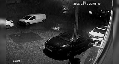 İstanbul - Beykoz'da istinat duvarı çöken bina boşaltıldı; o anlar güvenlik kamerasında