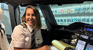 İstanbul - Dünya'nın en büyük yolcu uçağının kaptan koltuğunda ilk Türk kadın pilot