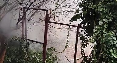 İstanbul- Fatih'te cami lojmanında yangın -1