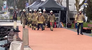 İstanbul - Galatasaray Adası'nda mutfak bölümünde çıkan yangın söndürüldü