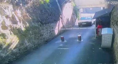 İstanbul- İş insanı İzzet Garih'i tehdit eden şüphelinin holdinge girmeye çalıştığı görüntüler ortaya çıktı