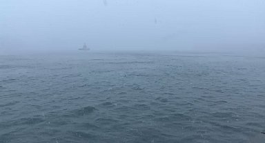 İstanbul - İstanbul Boğazı'nda gemi trafiği askıya alındı - Ek görüntü