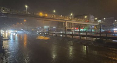 İstanbul- İstanbul'da beklenen kar yağışı başladı- 2 Aydos