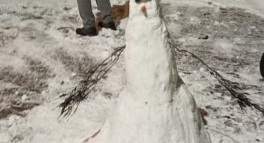 İstanbul - İstanbul'da kar yağışında halaylı horonlu eğlence