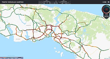 İstanbul - İstanbul'da trafik yoğunluğu yüzde 90'a ulaştı Görüntü eklendi