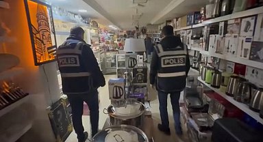 İstanbul- Kağıthane'de züccaciye görünümlü uyuşturucu imalathanesine operasyon