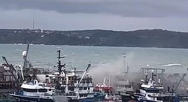 İstanbul - Rumeli Feneri'nde teknede yangın-2