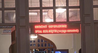 İstanbul - Şehir hatları ve İDO seferlerine kar engeli Ek görüntü