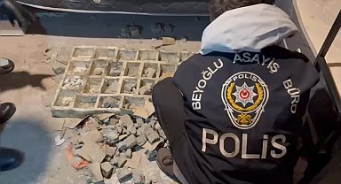İstanbul - Şişli'de beton kalıplarında uyuşturucu ticareti; '3 kalıp gönder' şifresiyle hap satan şüpheliler yakalandı
