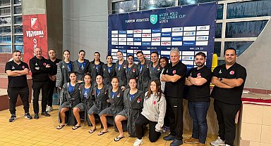 İzmir'in gururları sutopunda Avrupa'da duble peşinde